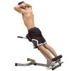 PHYP200X - Banc hyperextension lombaire incliné 45° home fitness POWERLINE