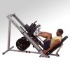 Presse inclinee Hack squat mixte charge manuelle 50mm Bodysolid GLPH1100
