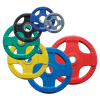 Set 140kg disques caoutchouc couleur olympique 50mm