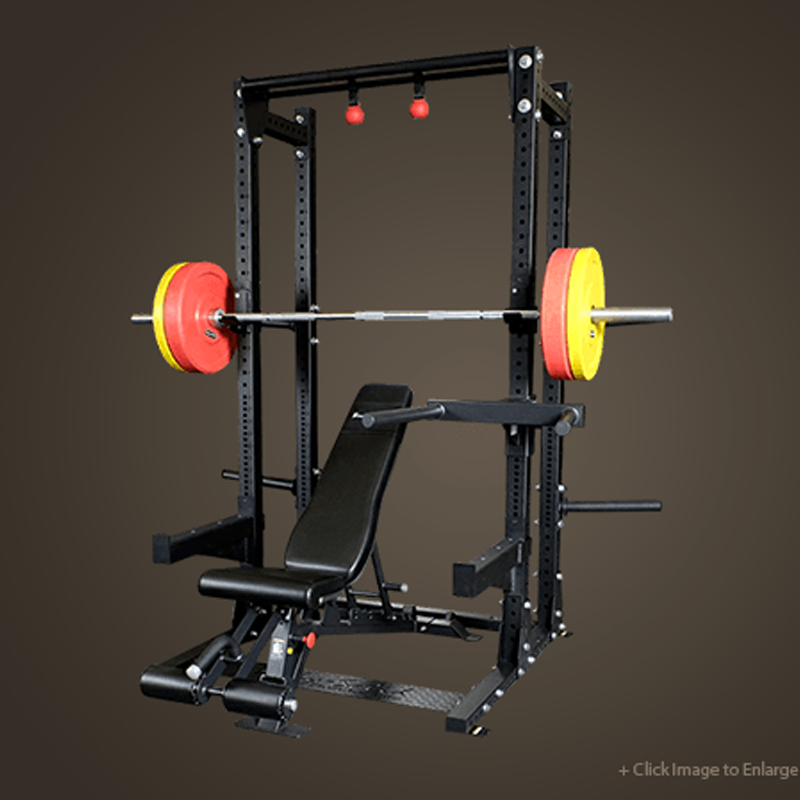 Half rack squat avec option rack extension SPR500-BACK - Bodytonicform