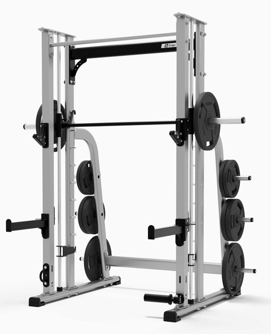 combi power rack squat smith machine charge libre exigo fitness 3185 1
